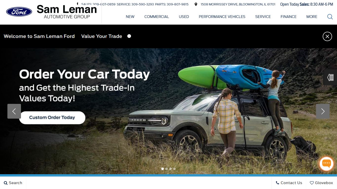 Sam Leman Ford | New, Used Car Dealer in Bloomington, IL