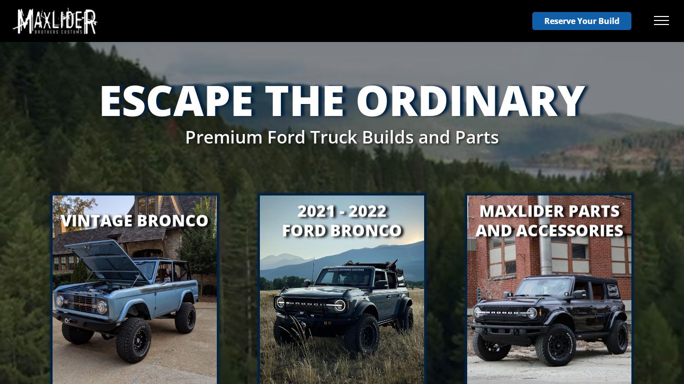 Ford Bronco Restoration Experts -Maxlider Brothers Customs